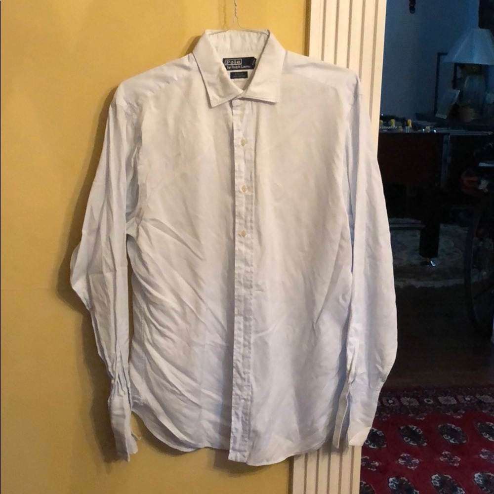 Light blue men's dress shirt by Polo Ralph Lauren
